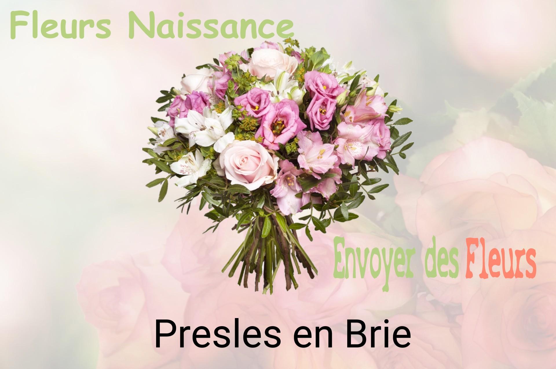 Bouquet de fleurs de naissance livré à Presles-en-Brie