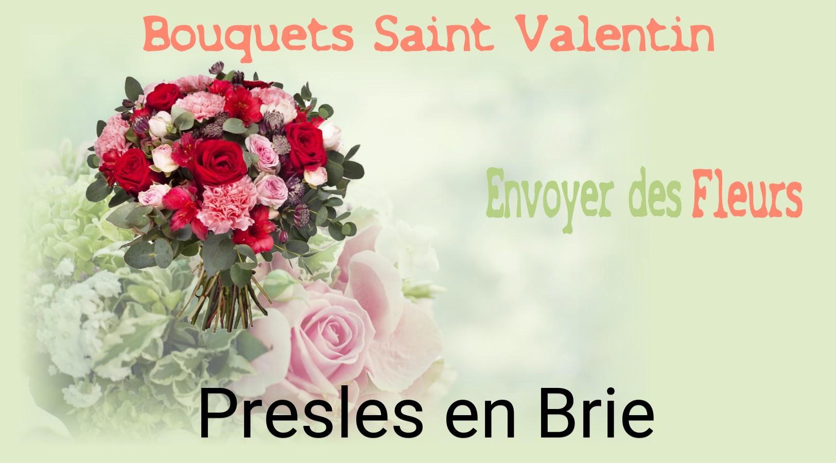 Roses de Saint-Valentin livrées à Presles-en-Brie